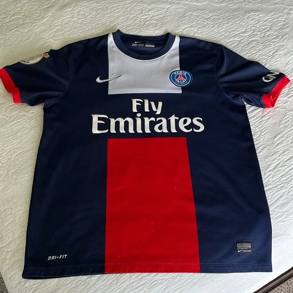 2013/14 Paris Saint-Germain Zlatan Ibrahimovic #10 Jersey Shirt Kit UCL - Picture 1 of 5